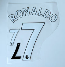 Load image into Gallery viewer, Manchester United Cristiano Ronaldo 7 2021/22 Epl Home Name Set English Premier League
