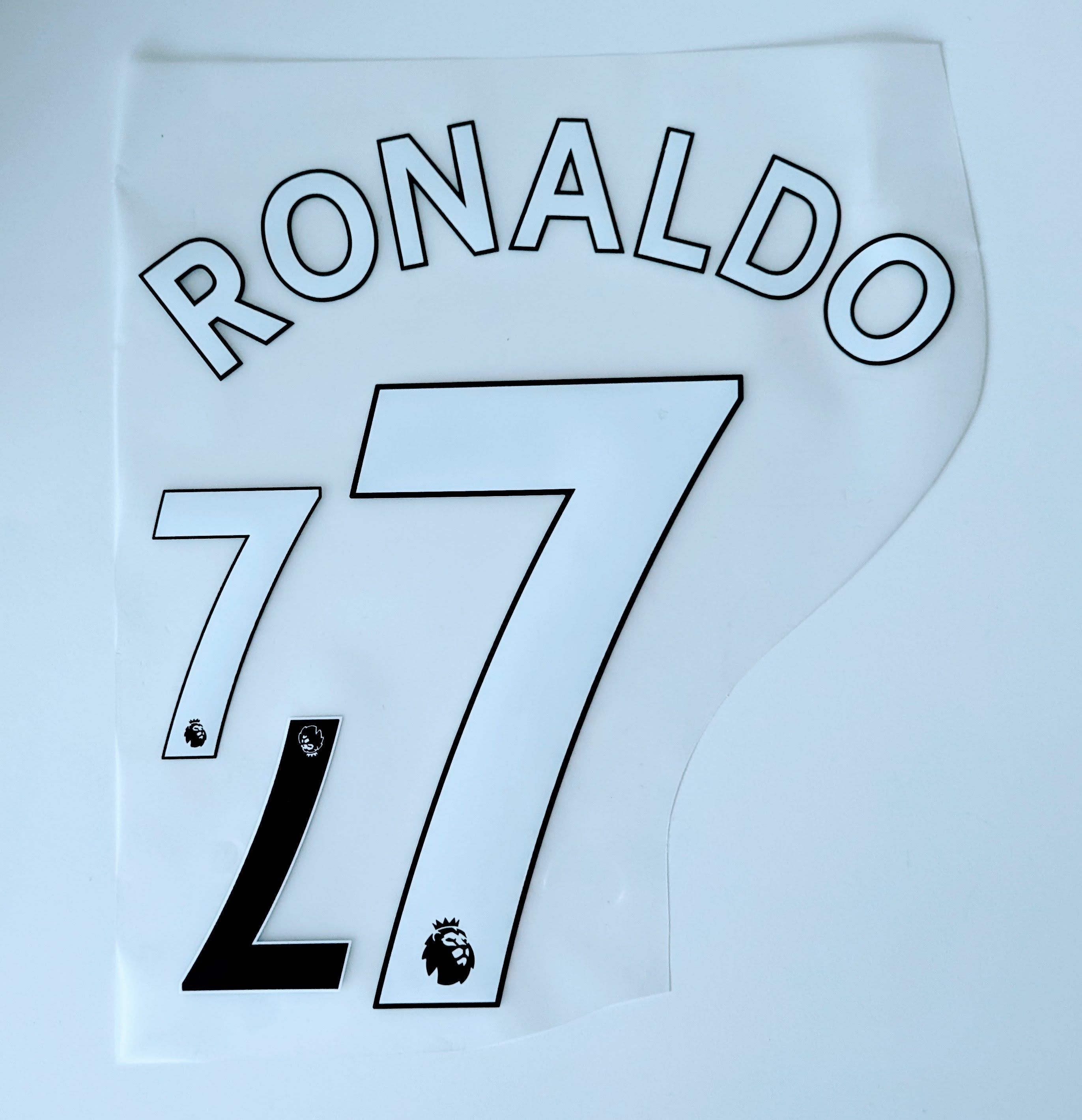 Adult EPL Manchester United Cristiano Ronaldo #7 Official Name & Number Set