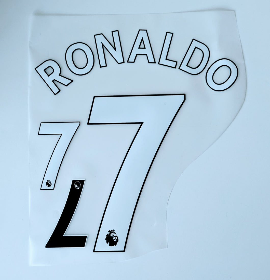 Manchester United Cristiano Ronaldo 7 2021/22 Epl Home Name Set English Premier League
