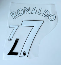 Load image into Gallery viewer, Manchester United Cristiano Ronaldo 7 2021/22 Epl Home Name Set English Premier League
