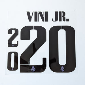 Vini Jr Real Madrid CF 2022/2023  White Home iron on patch 20