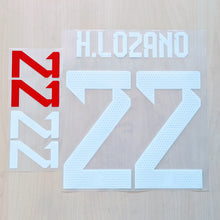 Load image into Gallery viewer, Hirving Lozano Mexico World Cup Qatar 2022 Home Lettering Iron on patche patch
