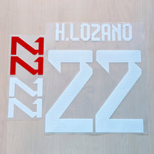 Load image into Gallery viewer, Hirving Lozano Mexico World Cup Qatar 2022 Home Lettering Iron on patche patch
