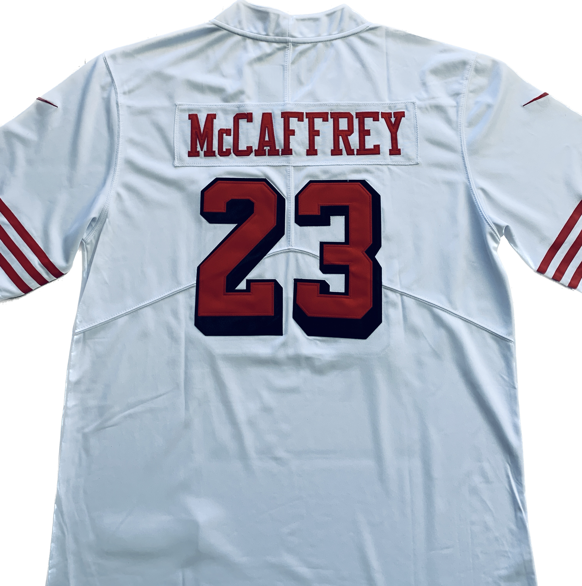 San Francisco 49ers Christian McCaffrey 23 Alternate Game Player Jerse –  Football Patch King