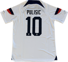 Load image into Gallery viewer, USA Christian Pulisic Mens Home Soccer Jersey Football Shirt Qatar 2022 World Cup USMNT
