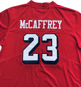 San Francisco 49ers Christian McCaffrey 23 Scarlet Alternate Game Player Jersey
