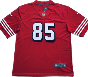 San Francisco 49ers George Kittle 85 Scarlet Alternate Game Player Jersey