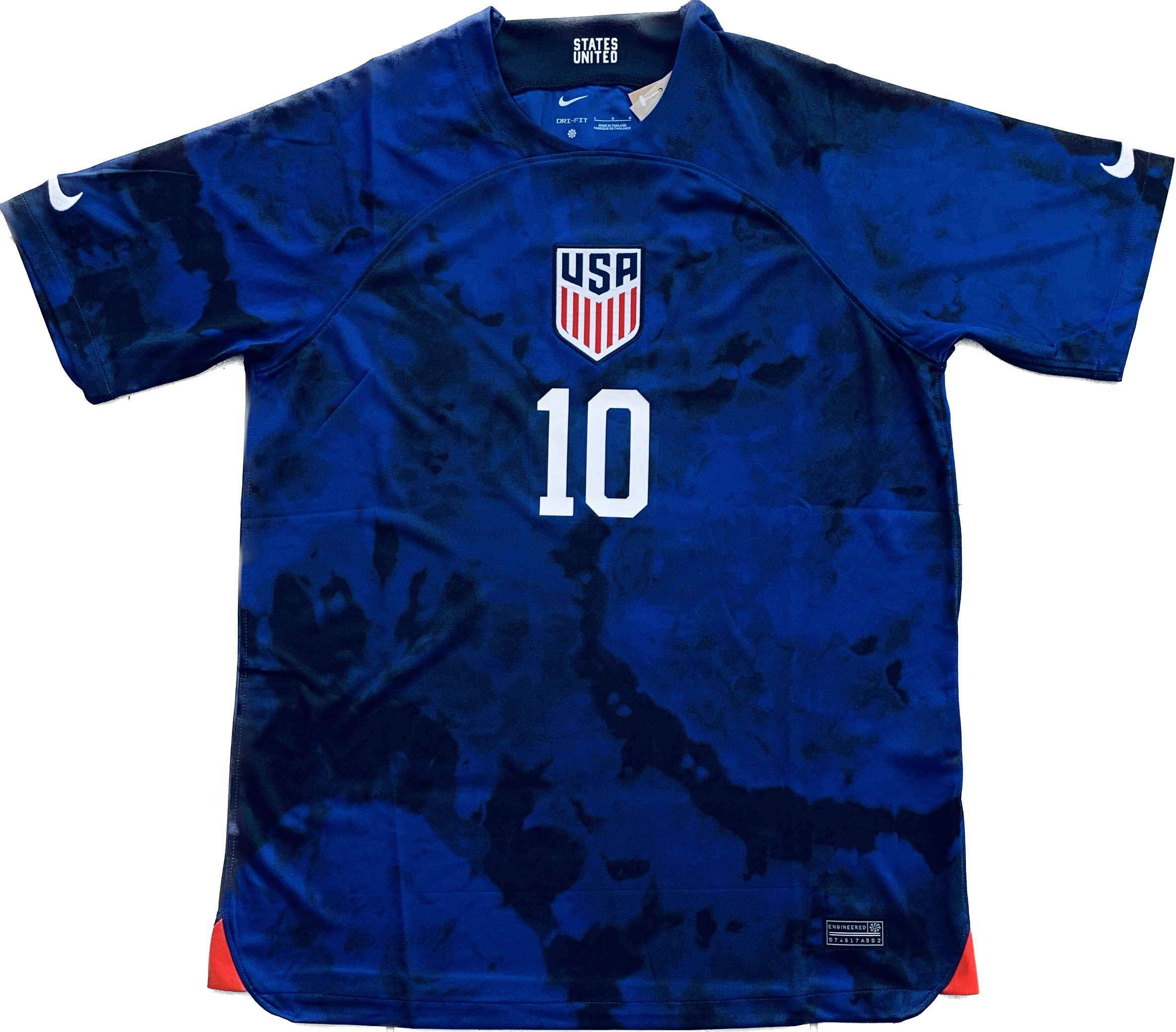 : Pulisic #10 USA Home Men's World Cup Soccer Jersey 22/23 (as1,  Alpha, s, Regular, Regular, Small) White : Sports & Outdoors