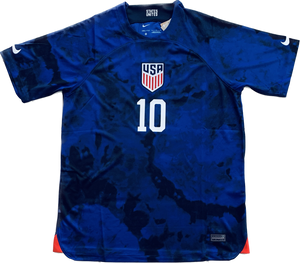 USA Christian Pulisic Mens AwaySoccer Jersey Football Shirt Qatar 2022 World Cup USMNT