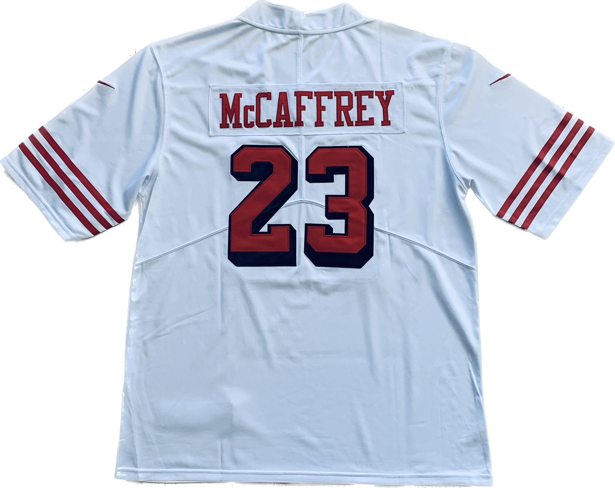 San Francisco 49ers Christian McCaffrey 23 Alternate Game Player Jerse –  Football Patch King