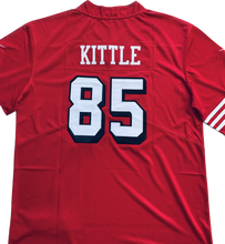 Load image into Gallery viewer, San Francisco 49ers George Kittle 85 Scarlet Alternate Game Player Jersey
