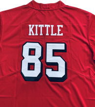 Load image into Gallery viewer, San Francisco 49ers George Kittle 85 Scarlet Alternate Game Player Jersey
