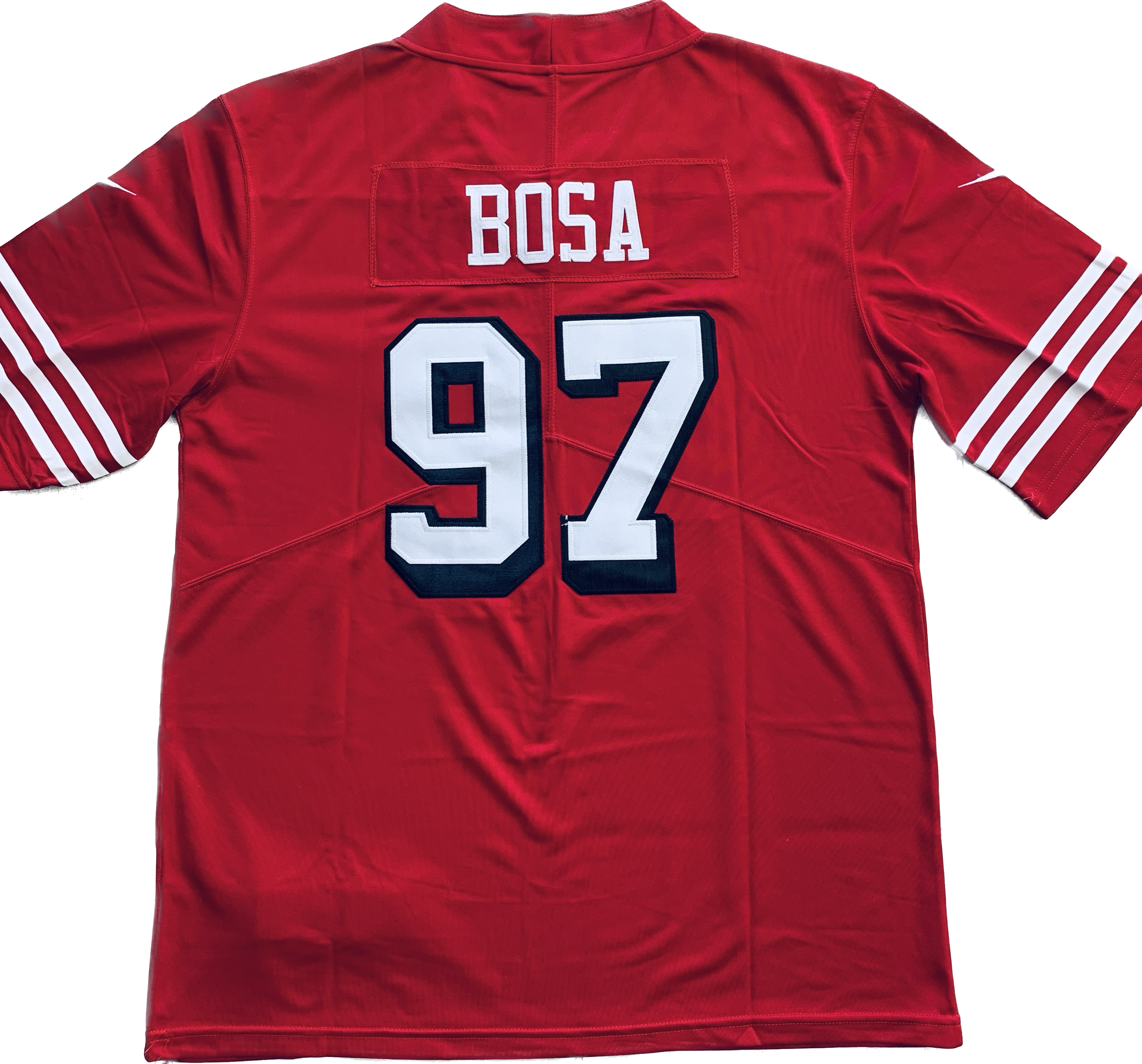 San Francisco 49ers Nick Bosa #97 Black Player Game Jersey Mens NFL L