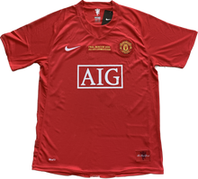 Load image into Gallery viewer, Manchester United 2007/2008 Cristiano Ronaldo, soccer jersey home champions league
