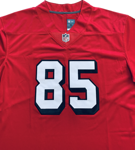 San Francisco 49ers George Kittle 85 Scarlet Alternate Game Player Jersey