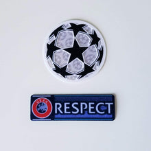 Load image into Gallery viewer, UEFA Champions League Soccer Patch Respect Iron-On Patch Ballstar La Liga Serie
