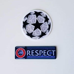 UEFA Champions League Soccer Patch Respect Iron-On Patch Ballstar La Liga Serie