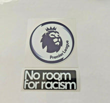 Load image into Gallery viewer, Premier League Patch Badge 2020-2021 &amp; NO ROOM FOR RACISM Iron On Vinyl
